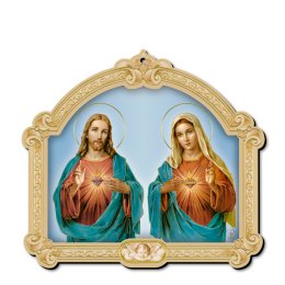 Icoana-Inima lui Isus si Inima Neprihanita a Mariei
