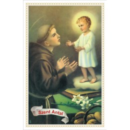 Imádságos kép Szent Antal