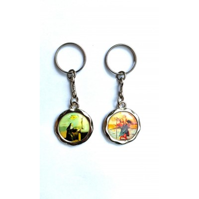 Breloc cu Sfanta Rita-Sfantul Cristofor