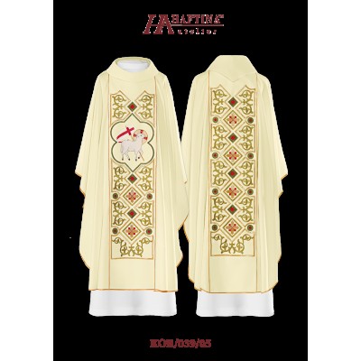 Ornat brodat cu simbol pascal