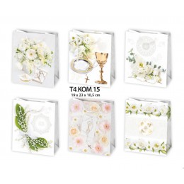 Pungi de cadou pentru prima impartasanie 19x23 cm