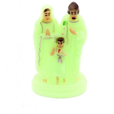 Statueta fosforescenta Sfanta Familie 10 cm
