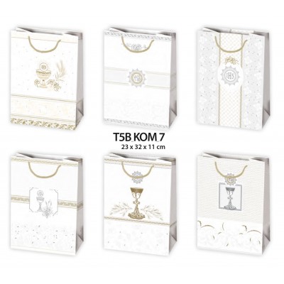 Pungi de cadou pentru prima impartasanie 23x32 cm