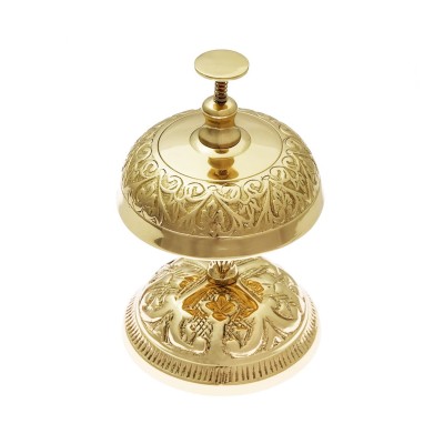 Clopotel din alama aurita