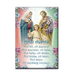 Házi áldás hűtőmágnes