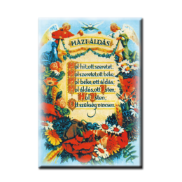 Házi áldás hűtőmágnes