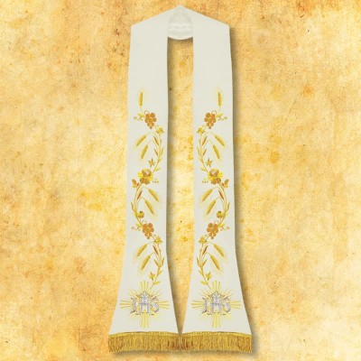 Stola brodata in stil roman