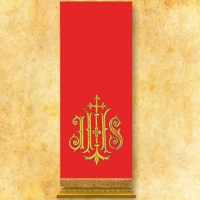 Antipendiu pentru amvon cu simbolul JHS