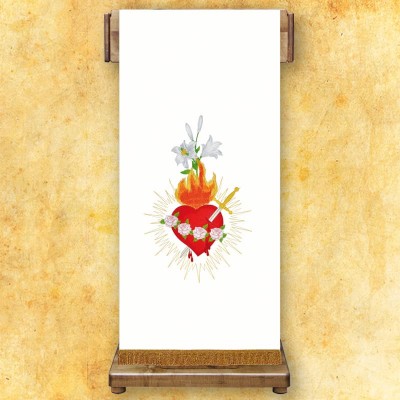 Antipendiu pentru amvon cu simbol marian