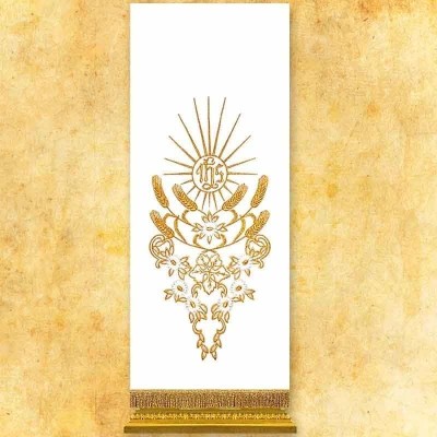 Antipendiu pentru amvon cu simbol euharistic