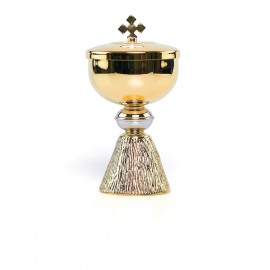 Ciboriu placat cu aur 11.5 cm