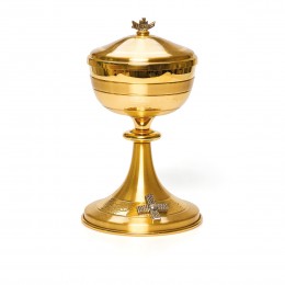 Ciboriu placat cu aur 23 cm Ciboriu placat cu aur 23 cm