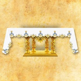 Fata de altar cu simbol marian Fata de altar cu simbol marian