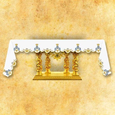 Fata de altar cu simbol marian