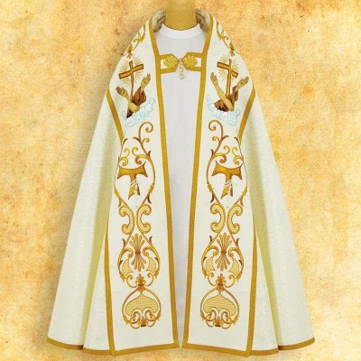Pluvial brodat franciscan