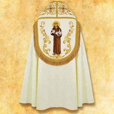 Pluvial brodat franciscan