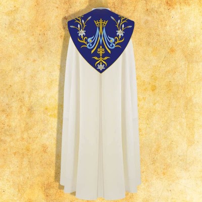 Pluvial cu simbol marian