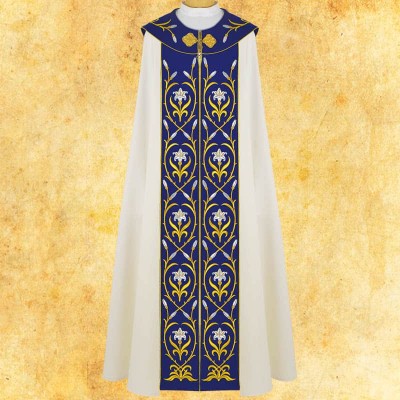 Pluvial cu simbol marian