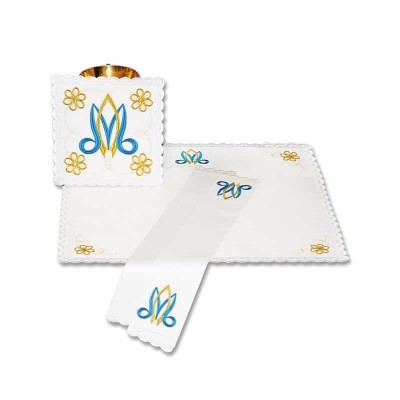 Set complet pentru potir cu simbol marian