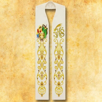 Stola brodata cu Sfanta Familie