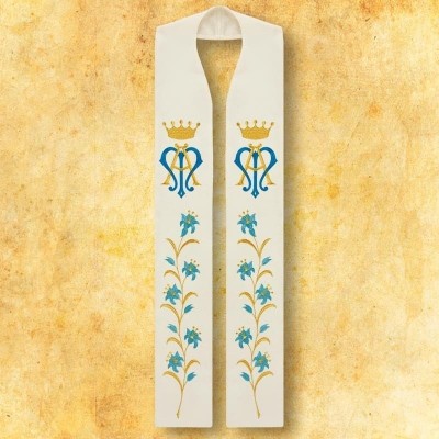 Stola brodata cu simbol Marian