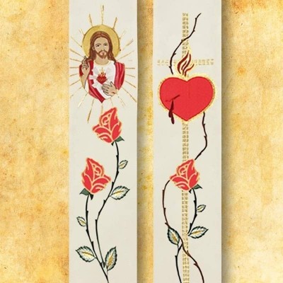 Stola brodata cu Inima lui Isus