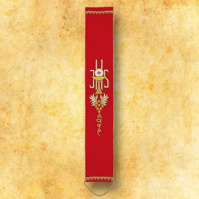 Textil brodat pentru clopotel