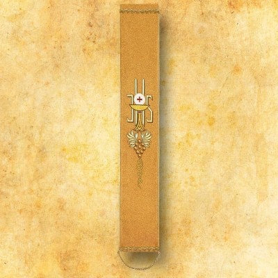 Textil brodat pentru clopotel