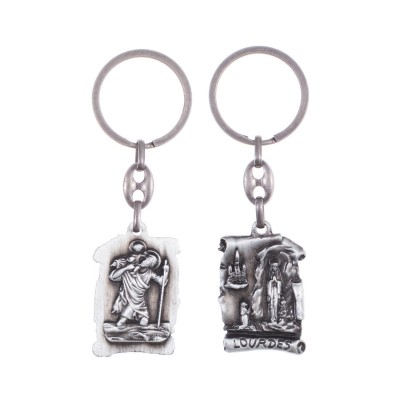 Breloc Lourdes-Sfantul Cristofor