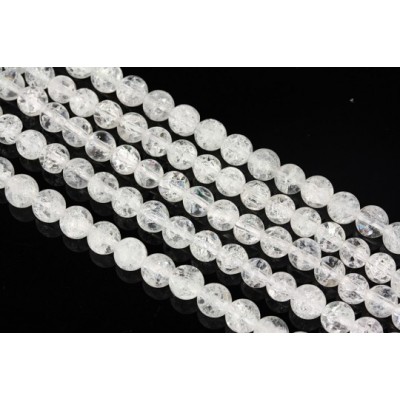 Rozariu cristal de gheata sfere, 6 mm