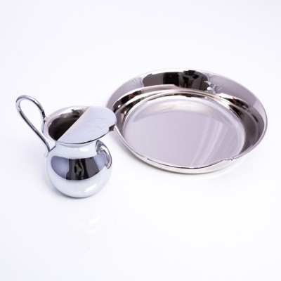 Cana si tavita pentru botez 6/8 cm