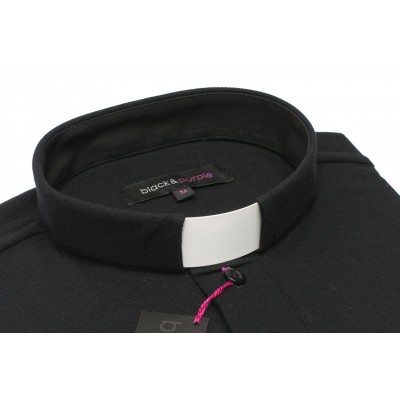 Tricou clerical negru