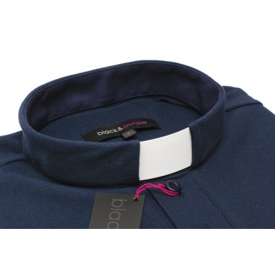 Tricou clerical, albastru marin