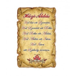 Házi áldás hűtőmágnes
