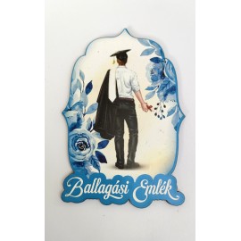 Hűtőmágnes ballagásra