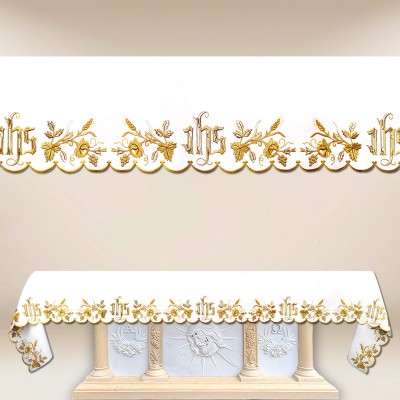 Fata de altar cu simbol JHS