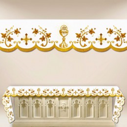 Fata de altar cu simbol euharistic