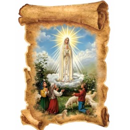 Magnet Fecioara de la Fatima 6x9 cm