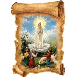 Magnet Fecioara de la Fatima 6x9 cm