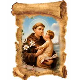 Magnet Sfantul Anton 6x9 cm