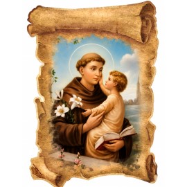 Magnet Sfantul Anton 6x9 cm