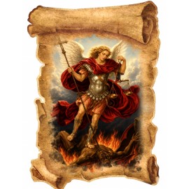 Magnet Sfantul Mihail 6x9 cm