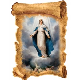Magnet Fecioara Maria 6x9 cm
