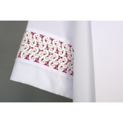 Alba cu insertii de bumbac