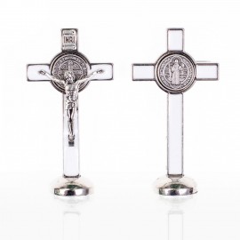 Cruce benedictina din metal 8 cm