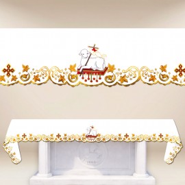 Fata de altar cu simbol pascal