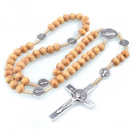 Rozariu cu medalia Sf Benedict 8 mm