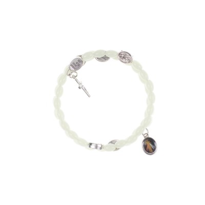 Bratara fosforescenta tip rozariu