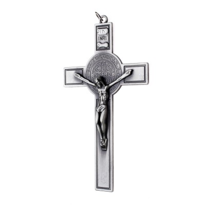 Cruce benedictina metal 12.3 cm