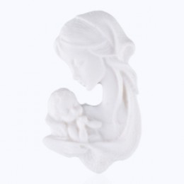 Magnet din alabastru cu Fecioara Maria